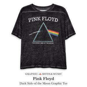 Pink Floyd Dark Side of the Moon Prism Burnout Graphic Tee Black XL